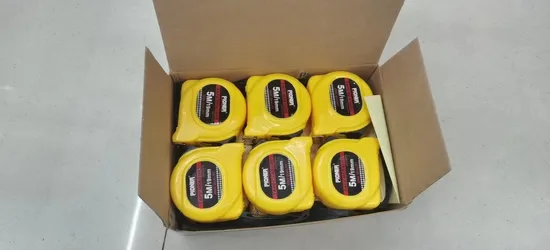 Рулетка из прорезиненной нержавеющей стали длиной 2, 3, 5, 7,5, 10 метров.