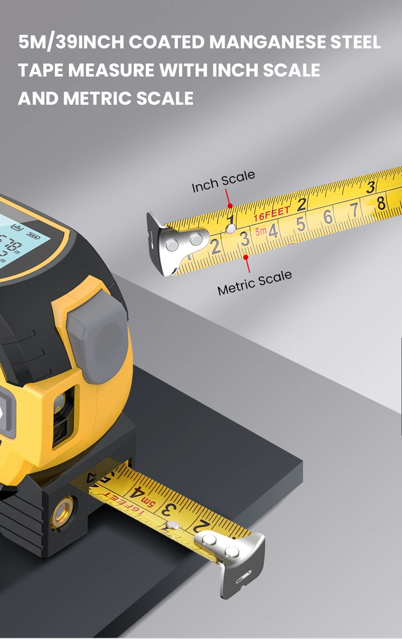 Laser Tape 3 in 1 Laser Tape Distance Measuring Tool