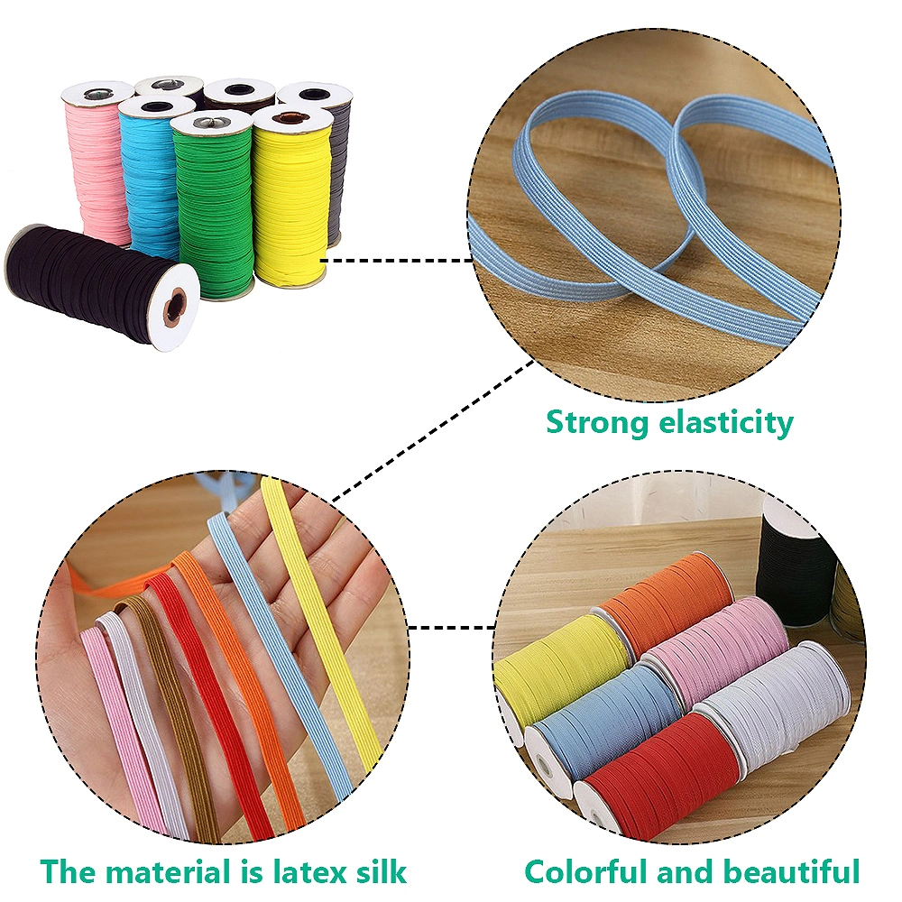 High-Quality Round Elastic Band Round Elastic Rope Rubber Band Elastic Line DIY Sewing Accessories Band