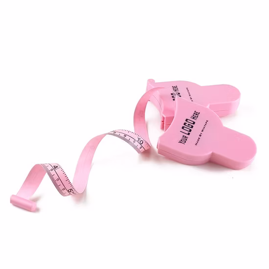 Фирменный логотип с логотипом Gym Clup, модная розовая рулетка для измерения талии для фитнеса